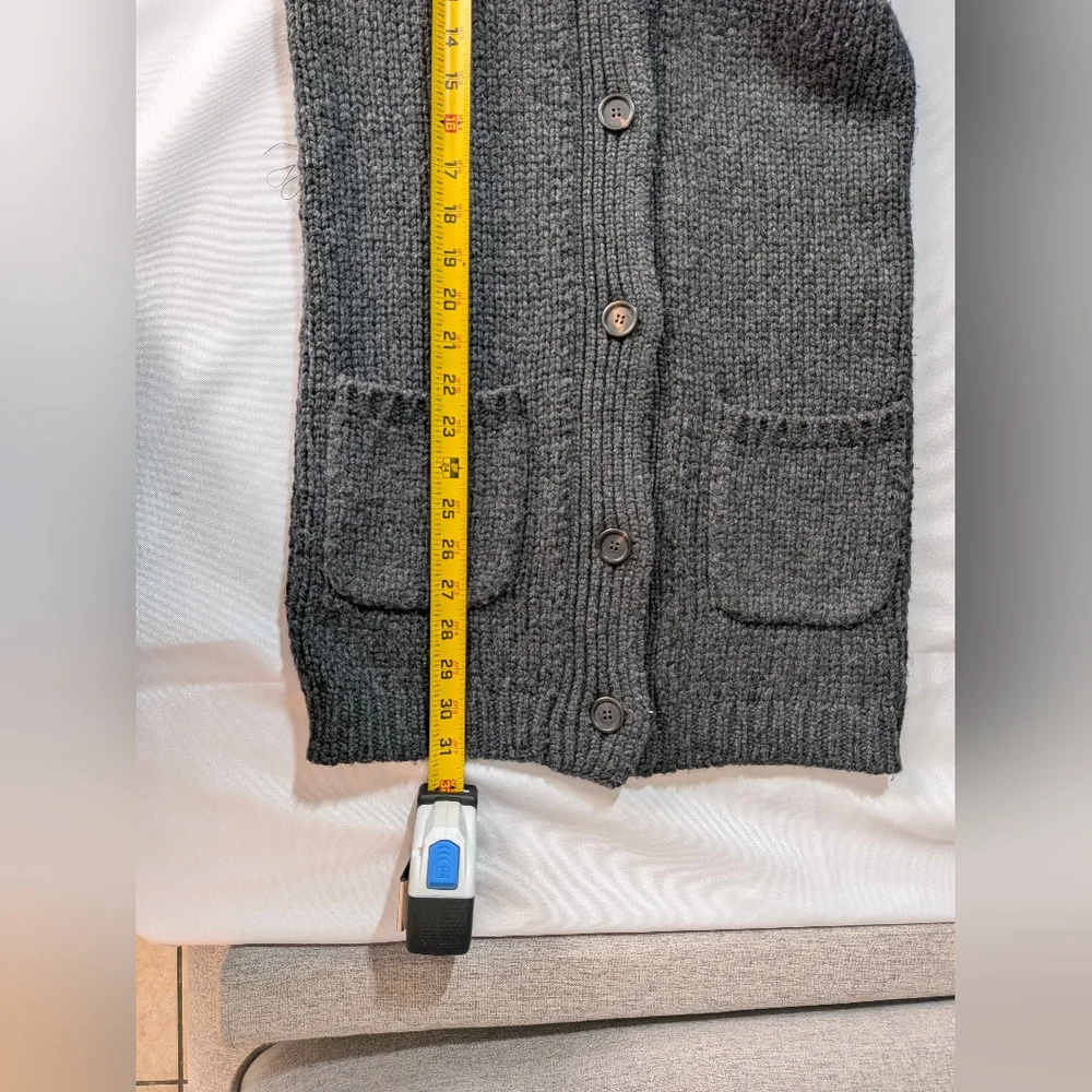 Brunello Cucinelli Long Button-Up Cardigan With Sequins In The Shoulders Size M - Picture 10 of 10